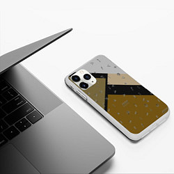 Чехол iPhone 11 Pro матовый Знаки DR, цвет: 3D-белый — фото 2