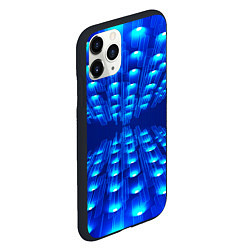 Чехол iPhone 11 Pro матовый GLOWING SPOTLIGHTS, цвет: 3D-черный — фото 2