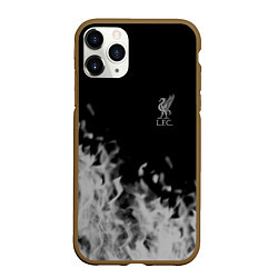 Чехол iPhone 11 Pro матовый Liverpool Серое пламя