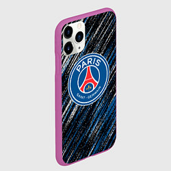 Чехол iPhone 11 Pro матовый Псж football club, цвет: 3D-фиолетовый — фото 2