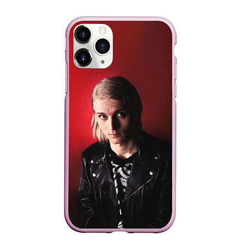 Чехол iPhone 11 Pro матовый ПЛАТИНА PLATINA / 3D-Розовый – фото 1