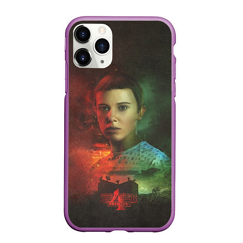 Чехол iPhone 11 Pro матовый 11 Jane Hopper / 3D-Фиолетовый – фото 1