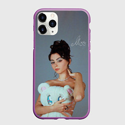 Чехол iPhone 11 Pro матовый ДОРА - MISS, цвет: 3D-фиолетовый