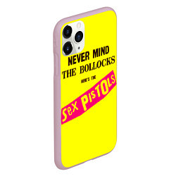 Чехол iPhone 11 Pro матовый Never Mind the Bollocks, Heres the Sex Pistols, цвет: 3D-розовый — фото 2