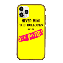 Чехол iPhone 11 Pro матовый Never Mind the Bollocks, Heres the Sex Pistols, цвет: 3D-коричневый