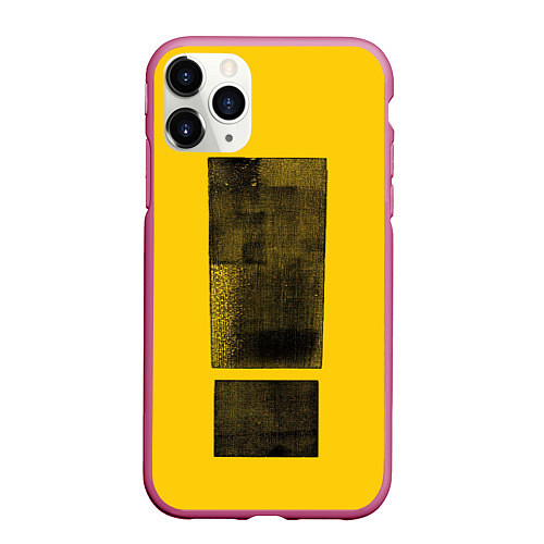 Чехол iPhone 11 Pro матовый Attention Attention - Shinedown / 3D-Малиновый – фото 1