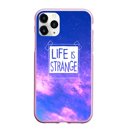 Чехол iPhone 11 Pro матовый Life is Strange Remastered - Фрактал / 3D-Розовый – фото 1