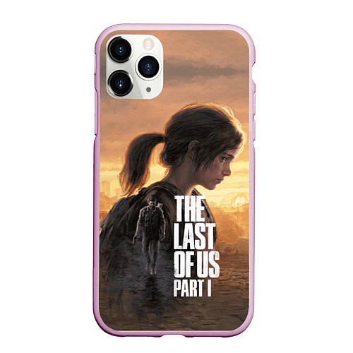 Чехол iPhone 11 Pro матовый Элли и Джоэл TLOU part 1 Remake / 3D-Розовый – фото 1