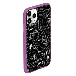 Чехол iPhone 11 Pro матовый XXXTENTACION LOGOBOMBING, цвет: 3D-фиолетовый — фото 2