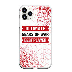 Чехол iPhone 11 Pro матовый Gears of War: таблички Best Player и Ultimate, цвет: 3D-белый