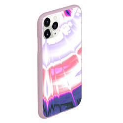 Чехол iPhone 11 Pro матовый Тай-дай Абстракция Tie-Dye, цвет: 3D-розовый — фото 2