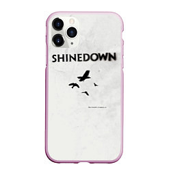 Чехол iPhone 11 Pro матовый The Sound of Madness - Shinedown, цвет: 3D-розовый