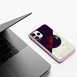 Чехол iPhone 11 Pro матовый Planet Zero - Shinedown, цвет: 3D-розовый — фото 2