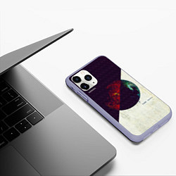 Чехол iPhone 11 Pro матовый Planet Zero - Shinedown, цвет: 3D-светло-сиреневый — фото 2