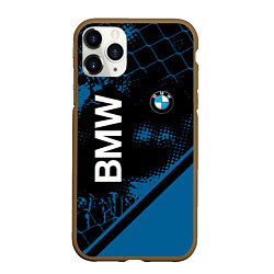 Чехол iPhone 11 Pro матовый Bmw Абстракция Сетка