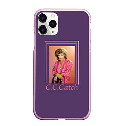 Чехол iPhone 11 Pro матовый Звёзды 80-х CC Catch, цвет: 3D-розовый