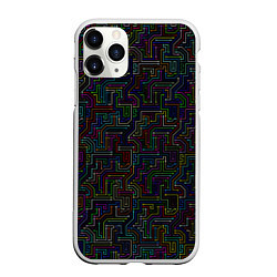 Чехол iPhone 11 Pro матовый Схема Circuit