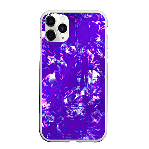 Чехол iPhone 11 Pro матовый Psychedelic abstract / 3D-Белый – фото 1