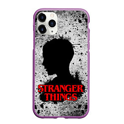 Чехол iPhone 11 Pro матовый Очень странные дела Stranger things