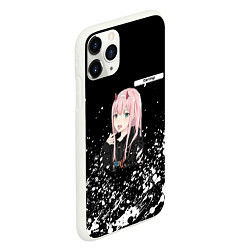 Чехол iPhone 11 Pro матовый ZERO TWO DARLING, цвет: 3D-белый — фото 2