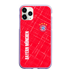 Чехол iPhone 11 Pro матовый Bayern munchen Абстрактно выцарапанный фон