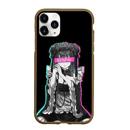 Чехол iPhone 11 Pro матовый My Dress-Up Darling Senpai / 3D-Коричневый – фото 1