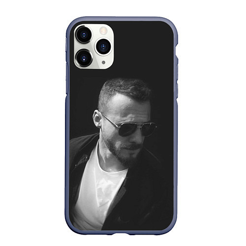 Чехол iPhone 11 Pro матовый Kerem / 3D-Серый – фото 1