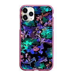 Чехол iPhone 11 Pro матовый Floral pattern Summer night Fashion trend 2025