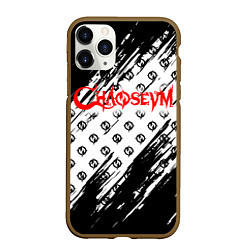 Чехол iPhone 11 Pro матовый Chaoseum Pattern Logo