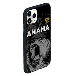 Чехол iPhone 11 Pro матовый Диана Россия Медведь, цвет: 3D-черный — фото 2