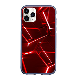 Чехол iPhone 11 Pro матовый Red fault