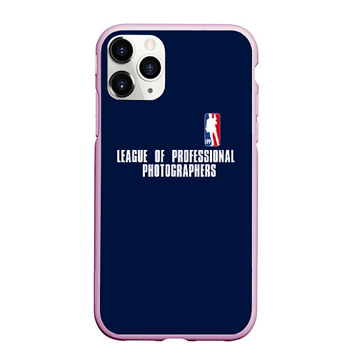 Чехол iPhone 11 Pro матовый League of Professional Photographers 35mm / 3D-Розовый – фото 1