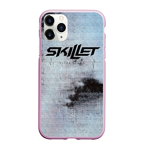 Чехол iPhone 11 Pro матовый Vital Signs - Skillet / 3D-Розовый – фото 1