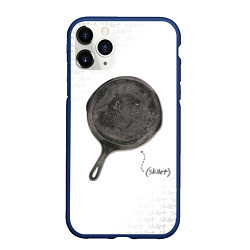 Чехол iPhone 11 Pro матовый Skillet - альбом, цвет: 3D-тёмно-синий