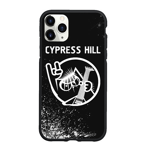 Чехол iPhone 11 Pro матовый Cypress Hill КОТ Арт / 3D-Черный – фото 1