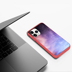 Чехол iPhone 11 Pro матовый Cosmic gradient, цвет: 3D-красный — фото 2