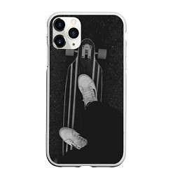 Чехол iPhone 11 Pro матовый Skateboard Black