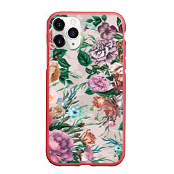 Чехол iPhone 11 Pro матовый Color floral pattern Expressionism Summer