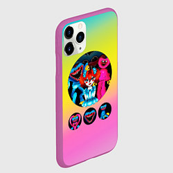 Чехол iPhone 11 Pro матовый Хагги Вагги, Кисси Мисси и кукла, цвет: 3D-фиолетовый — фото 2