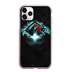 Чехол iPhone 11 Pro матовый More Monsters and Sprites - Skrillex, цвет: 3D-розовый