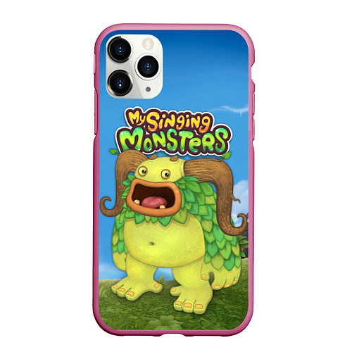 Чехол iPhone 11 Pro матовый My singing monsters Избалолист Entbrat / 3D-Малиновый – фото 1