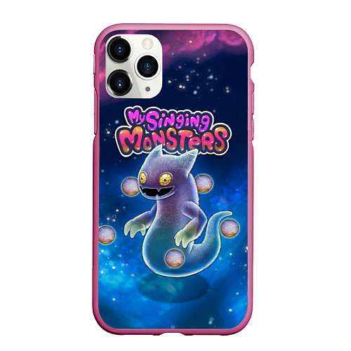 Чехол iPhone 11 Pro матовый My Singings monsters ВУЖАС GHAZT / 3D-Малиновый – фото 1