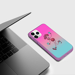 Чехол iPhone 11 Pro матовый Мама длинные ноги: Poppy Playtime, цвет: 3D-фиолетовый — фото 2