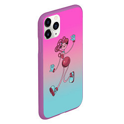 Чехол iPhone 11 Pro матовый Мама длинные ноги: Poppy Playtime, цвет: 3D-фиолетовый — фото 2