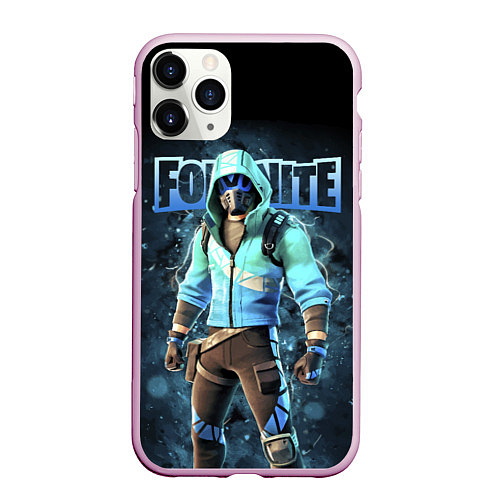 Чехол iPhone 11 Pro матовый Fortnite Surf Strider Кульный чувак Video game / 3D-Розовый – фото 1