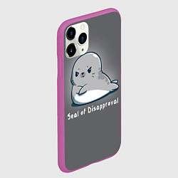 Чехол iPhone 11 Pro матовый Seal of Disapproval, цвет: 3D-фиолетовый — фото 2