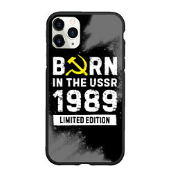 Чехол iPhone 11 Pro матовый Born In The USSR 1989 year Limited Edition, цвет: 3D-черный