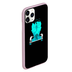 Чехол iPhone 11 Pro матовый Eleven vs Vecna, цвет: 3D-розовый — фото 2