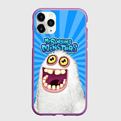 Чехол iPhone 11 Pro матовый My singing monsters Мамунт, цвет: 3D-фиолетовый