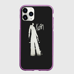 Чехол iPhone 11 Pro матовый Группа KoЯn Korn, цвет: 3D-фиолетовый